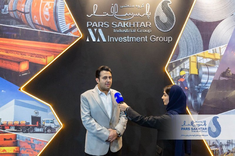 سری اول گزارش تصویری// دومین روز از غرفه “صنایع معدنی و فولادی گروه صنعتی پارس ساختار”  در بیست و سومین دوره نمايشگاه تبریزمتافو ۱۴۰۵ با حضور مهندس اباذر رئیس هیئت عامل گروه صنعتی پارس ساختار